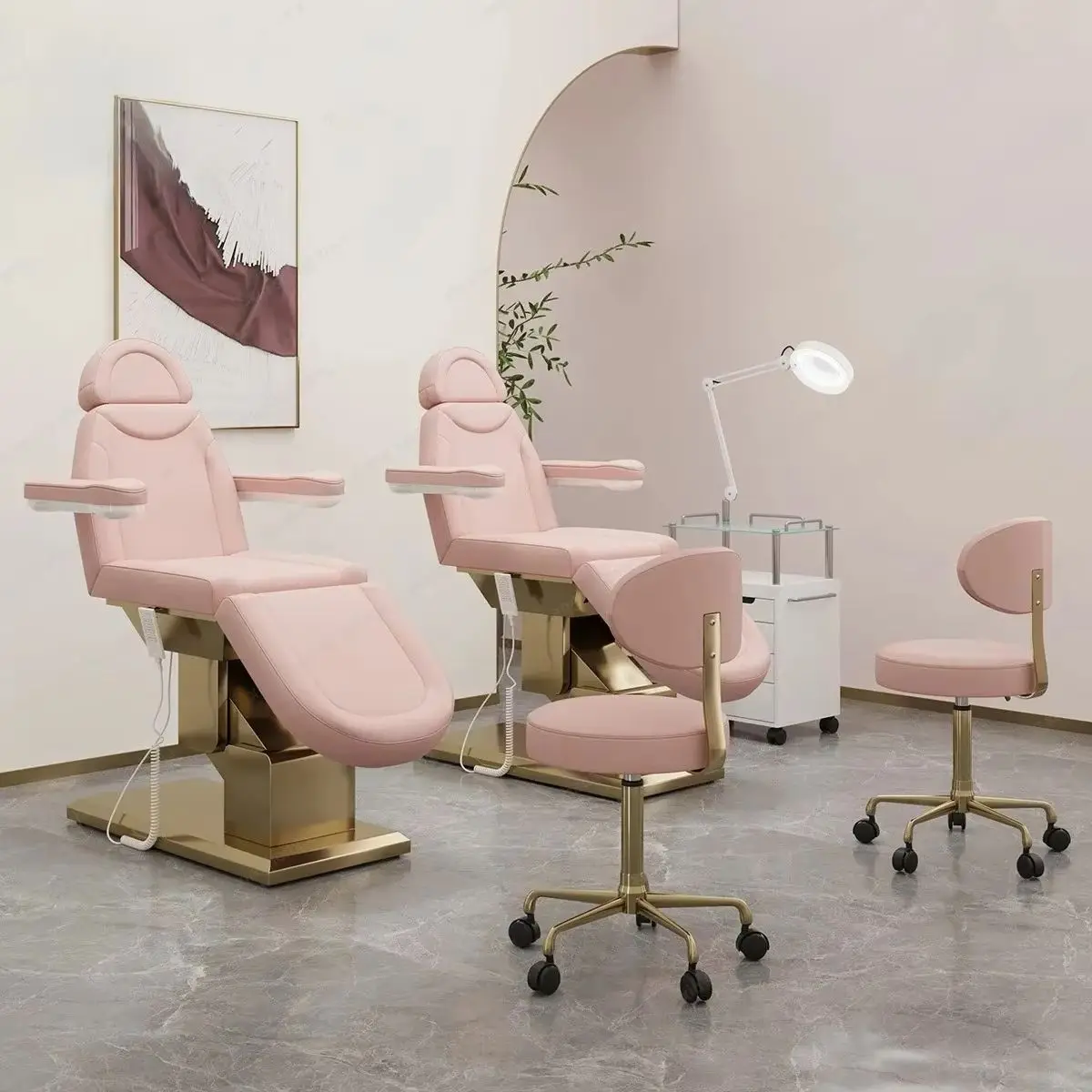 

High end Beauty Bed, Adjustable Backrest, Therapeutic Massage, SPA Bed, Reinforced Load-Bearing, Comfortable Sponge