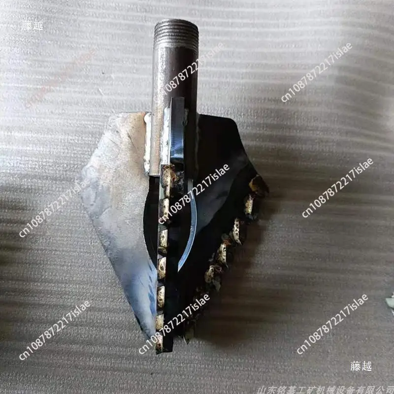 Pipe With Three Wings, Water Well , Hard Alloy , Drilling Rig, 3 Wing Rock Drill Bit,