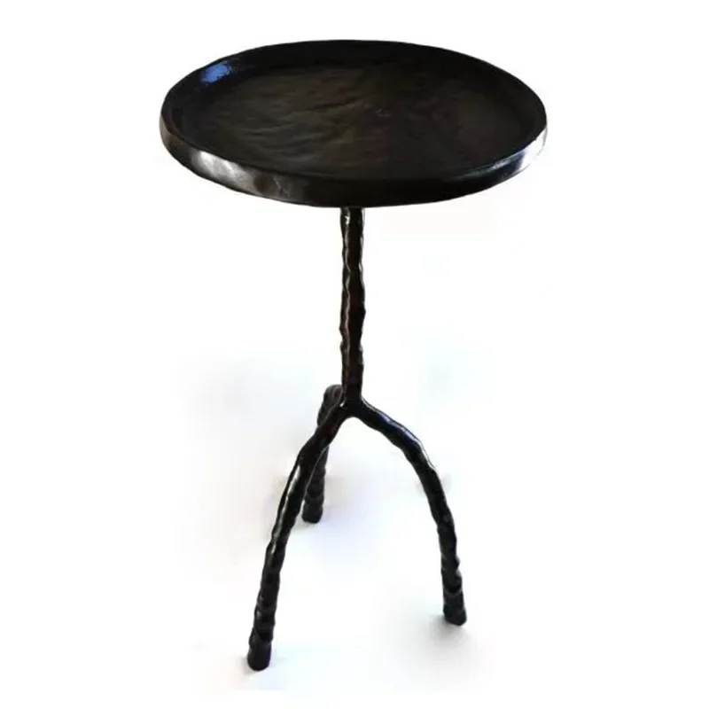 

Italian light luxury retro round corner few small apartment sofa combination forged wrought iron living room bedroom