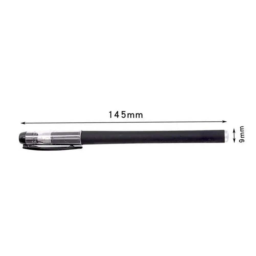 학교 용품 젤 펜 세트, 검정 잉크 컬러, 0.5mm 볼펜, 카와이 펜 쓰기 도구, 학교 사무실 문구 도매, 1 개