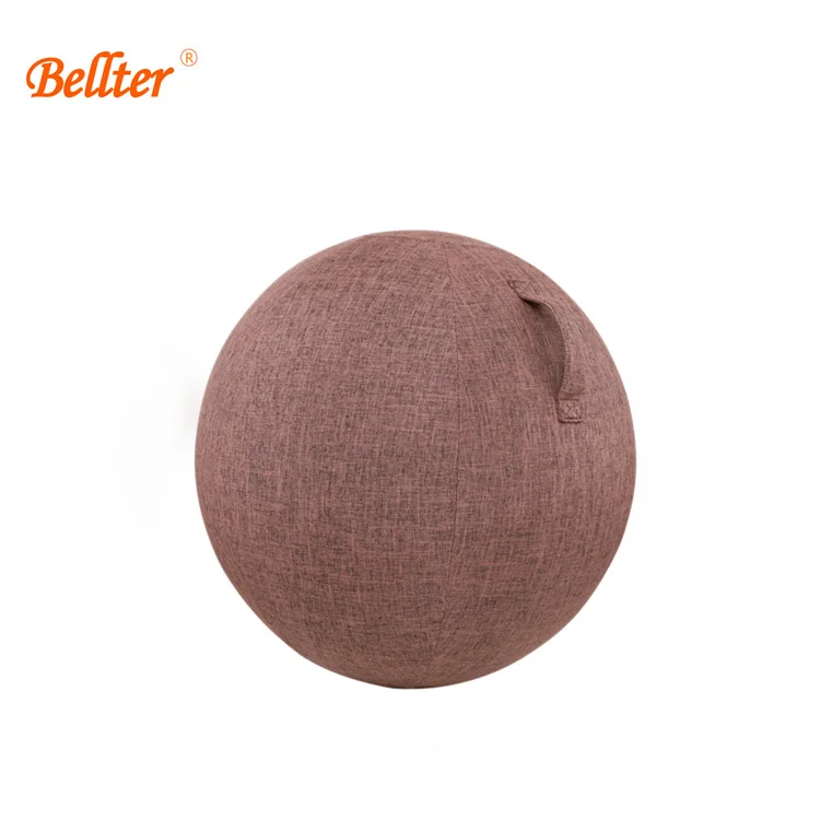 55cm 65cm Linen Cotton Yoga Ball Cover Anti Dirty Anti Pilling Protective Sleeve Dustproof Fitness Ball Protective Accessory