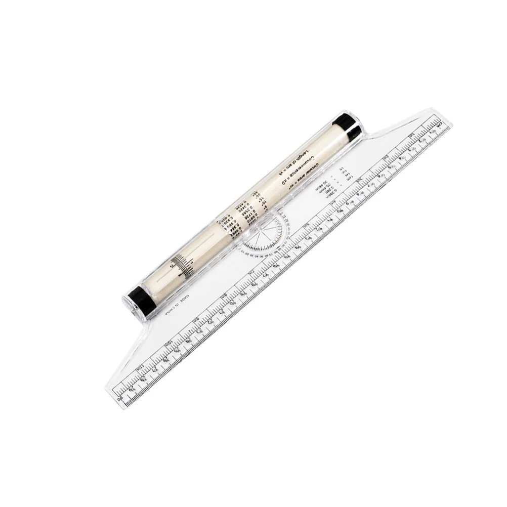 30Cm Rolling Ruler for Precision Angle and Line Drawing Professional Grade Parallel Measuring Tool Student Teacher Engineer