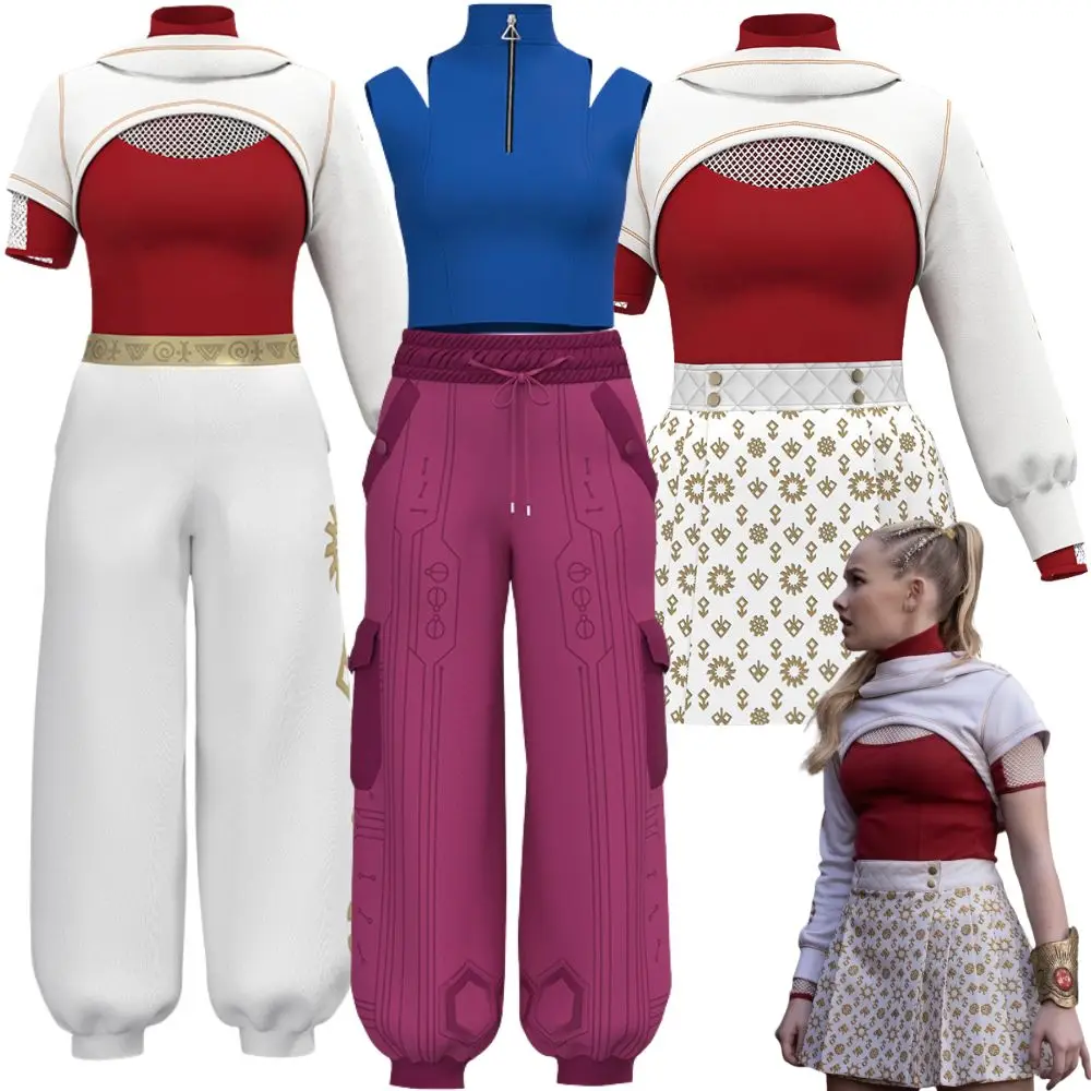 

Zombies 4 Nova Cosplay Fantasia Costume For Women Girls Dresses Addison Cosplays Roleplay Outfits Halloween Carnival Suit