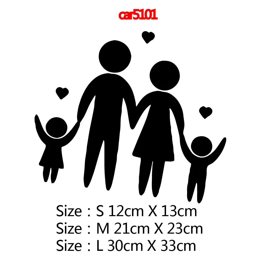 DiY Family Stickers Ussr Hood Tailgate Side Window Decal Car Sticker Decoration Sweet Auto Sticker Decal Decorate Sticker