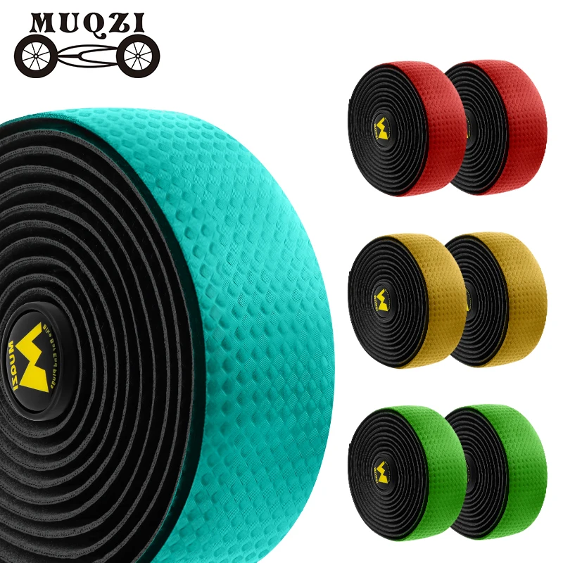 Mountain Bike Strap with anti Slip and Shock-Absorbing Gradient Color Comfortable and Breathable Handle Accessories