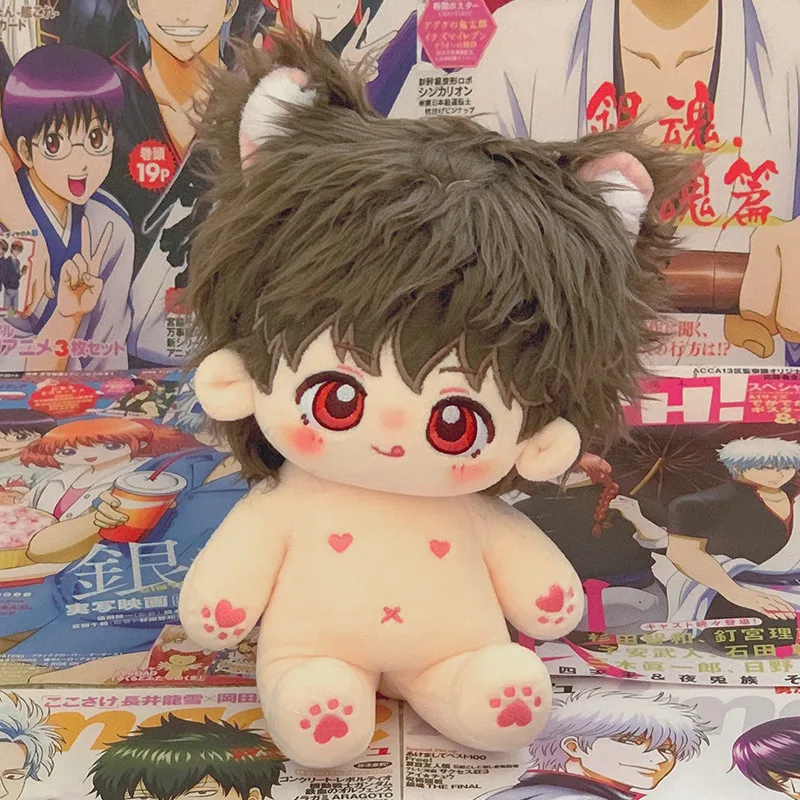 20 سنتيمتر جينتاما أفخم ساكاتا جينتوكي دمية شيمورا شينباتشي لعبة كاجورا هيجيكاتا توشيرو لينة هدية للأطفال #6