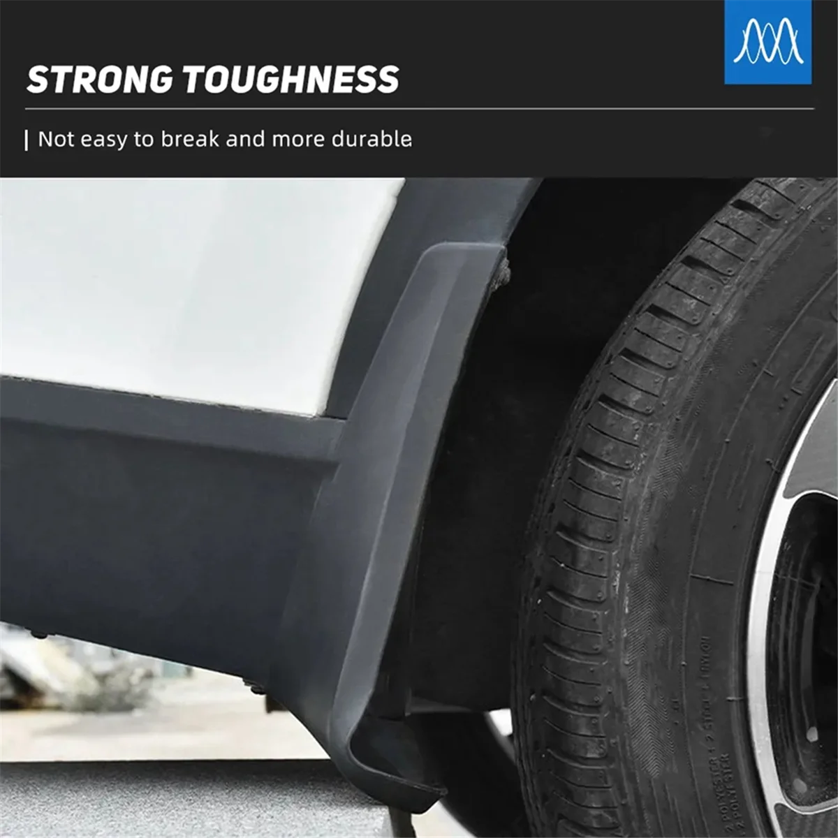 สําหรับFord Bronco Sport 2021 2022-2023 รถMud Flaps Splash Guards Mudguardsด้านหน้าด้านหลังจัดแต่งทรงผม—L49A