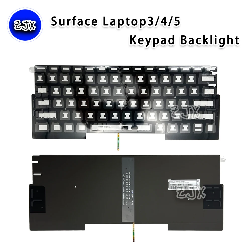 New Microsoft Surface Laptop 3 Laptop 4 Laptop 5 Keyboard Backlight Laptop Keyboard Backlight Paper Backlight Board