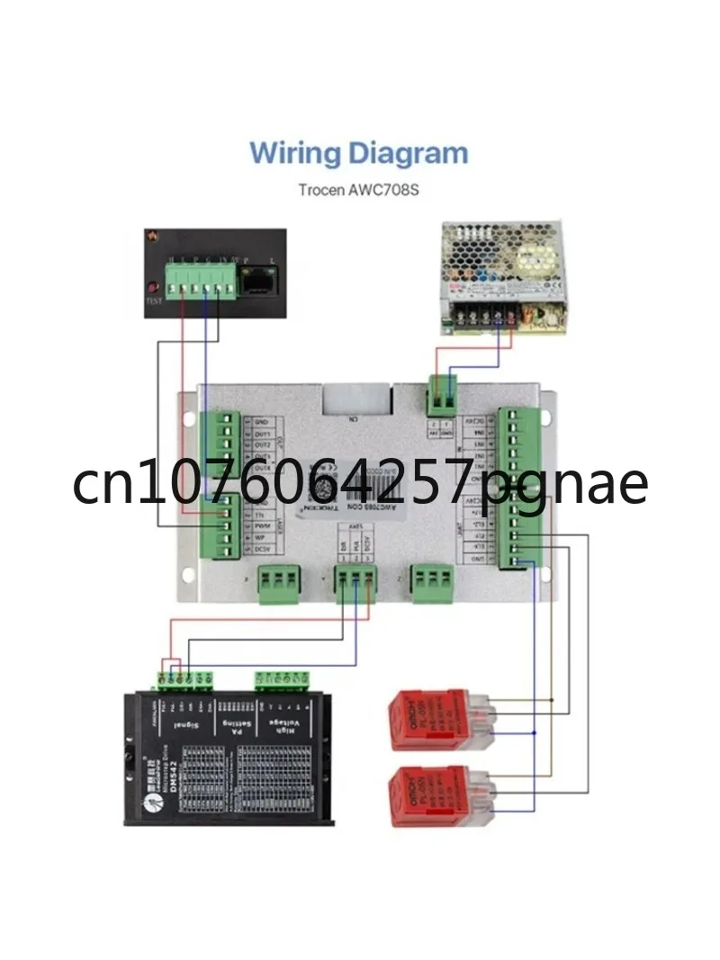 CO2 Laser Parts Laser Controller for Cutting Engraving Machine AWC708S