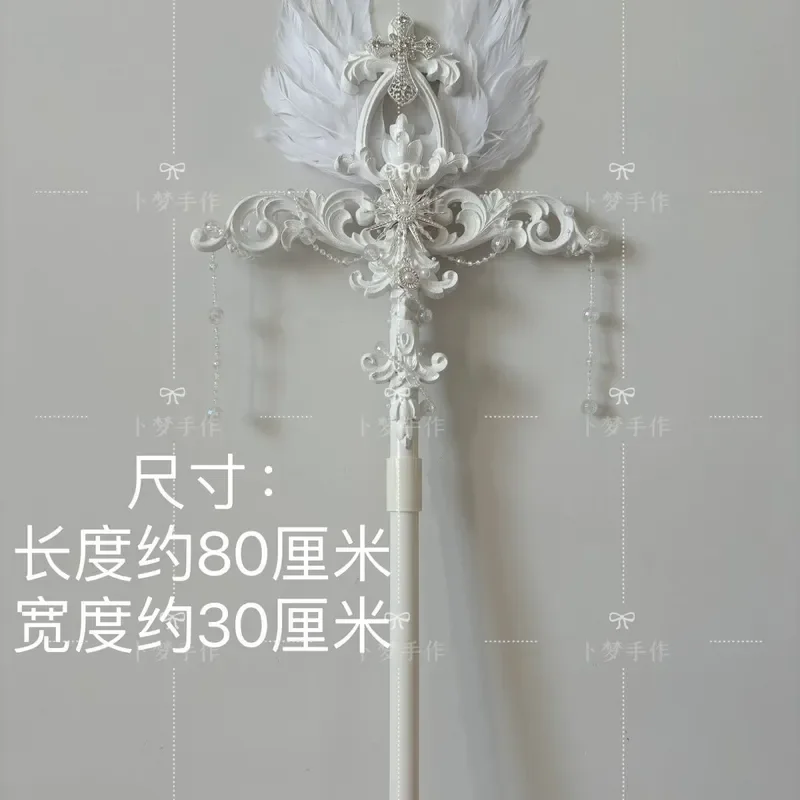 for Lolita Cane Scepter Gorgeous Flower Wedding Elegant Tea Party Dress Catwalk Photo Prop Small Object