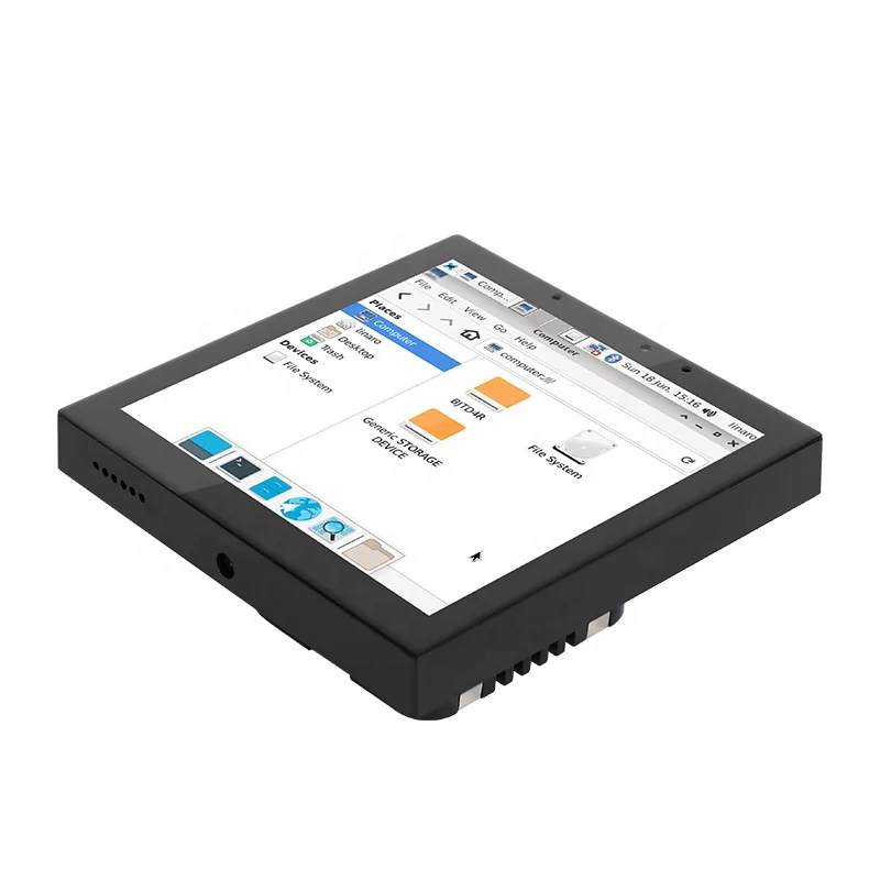 Smartlife 4-Inch Black/White Keypad Controller Touch Screen Home Automation KNX Connectivity Via RS485 Android Linux IPS