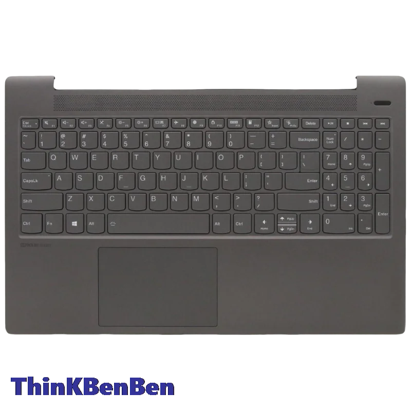 US English Graphite Grey Keyboard Upper Case Palmrest Shell Cover For Lenovo Ideapad 5 15 ITL05 IIL05 ALC05 ARE05 5CB1A29218
