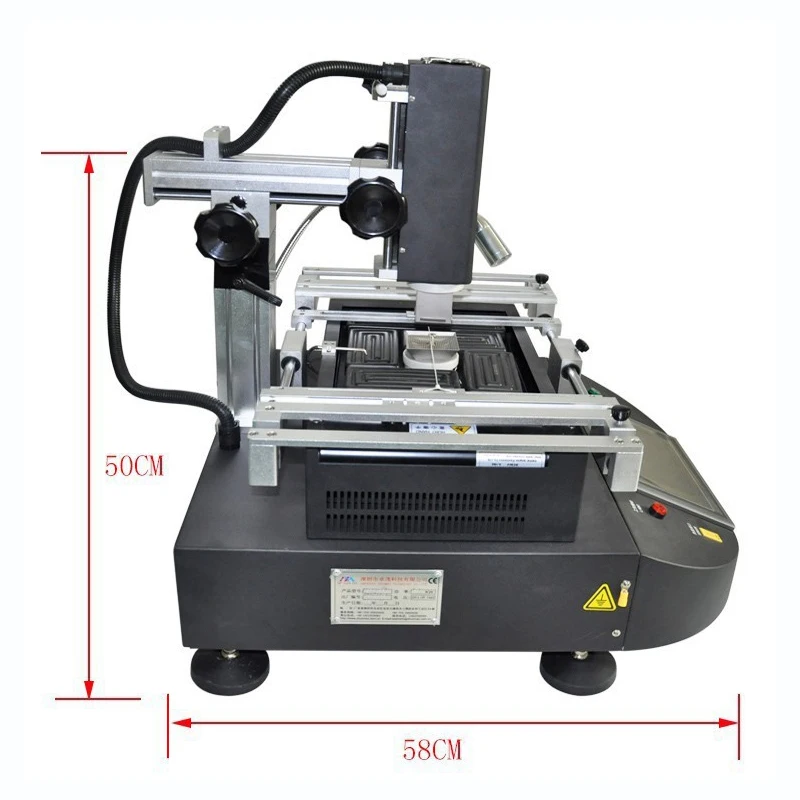 Stazione di rilavorazione ad aria calda Zhuomao ZM R5830 ZM-R5860 macchina di riparazione BGA a 3 zone con modulo di controllo della temperatura