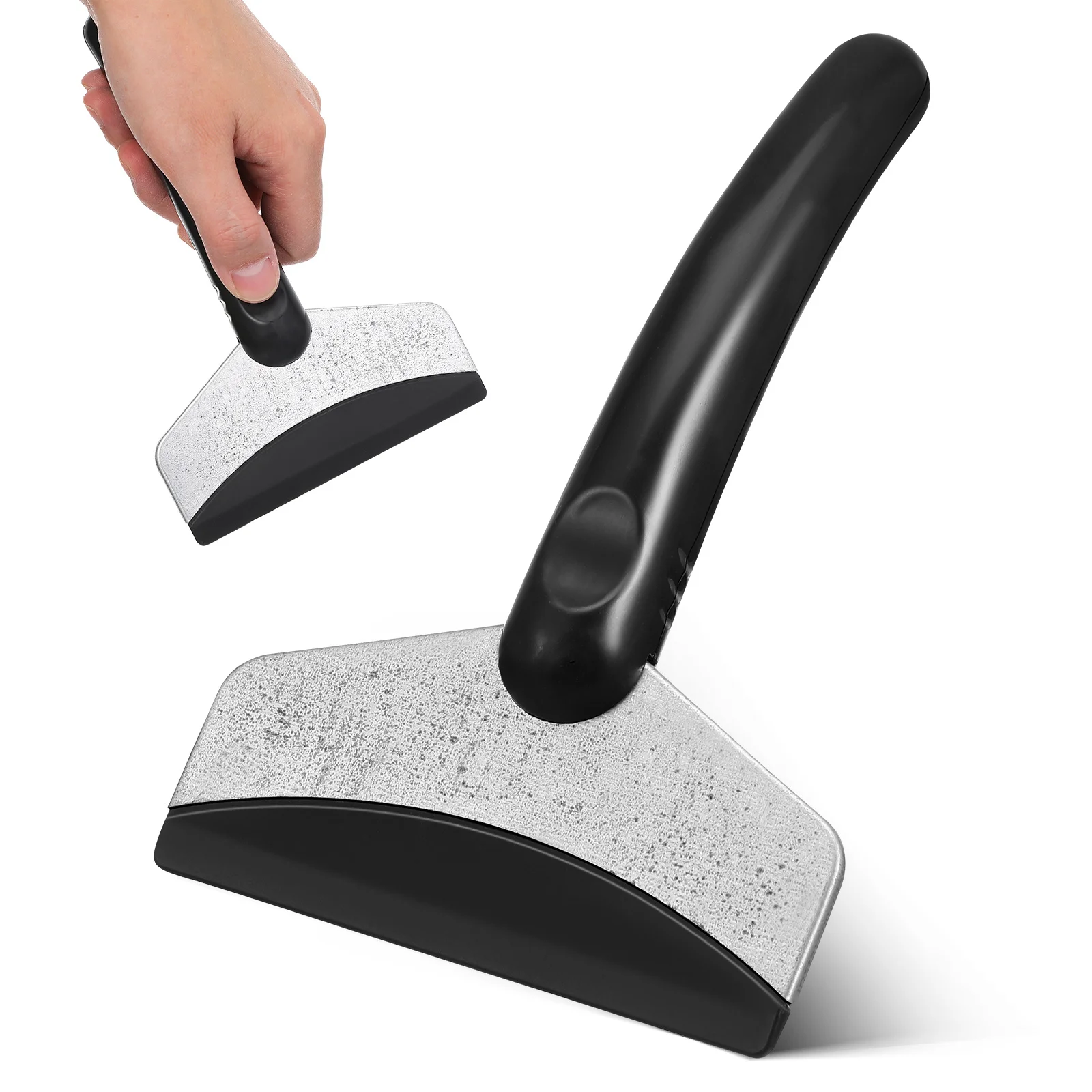 الفولاذ المقاوم للصدأ مركبة الثلوج أداة إزالة الصواميل دائم مكشطة ثلج لا خدش سهلة قبضة الزجاج الأمامي سيارة الثلوج مجرفة السيارات الجليد #3