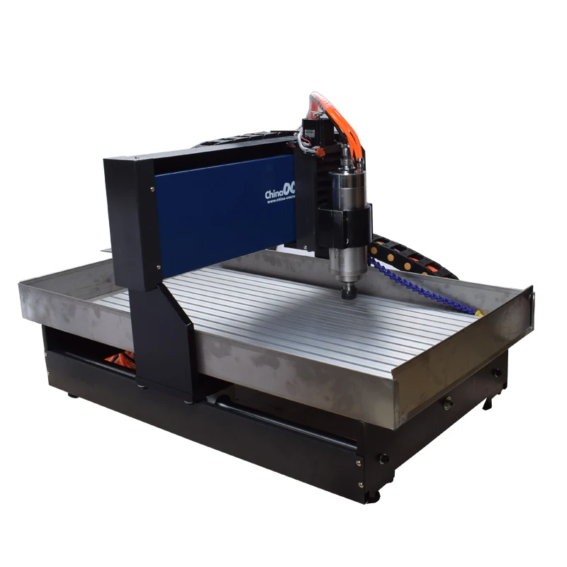 Máquina de grabado de cobre para acero, grabador CNC de 4 ejes, 2,2 kW, 6040, Mach, 3 rieles lineales, almacén de la UE