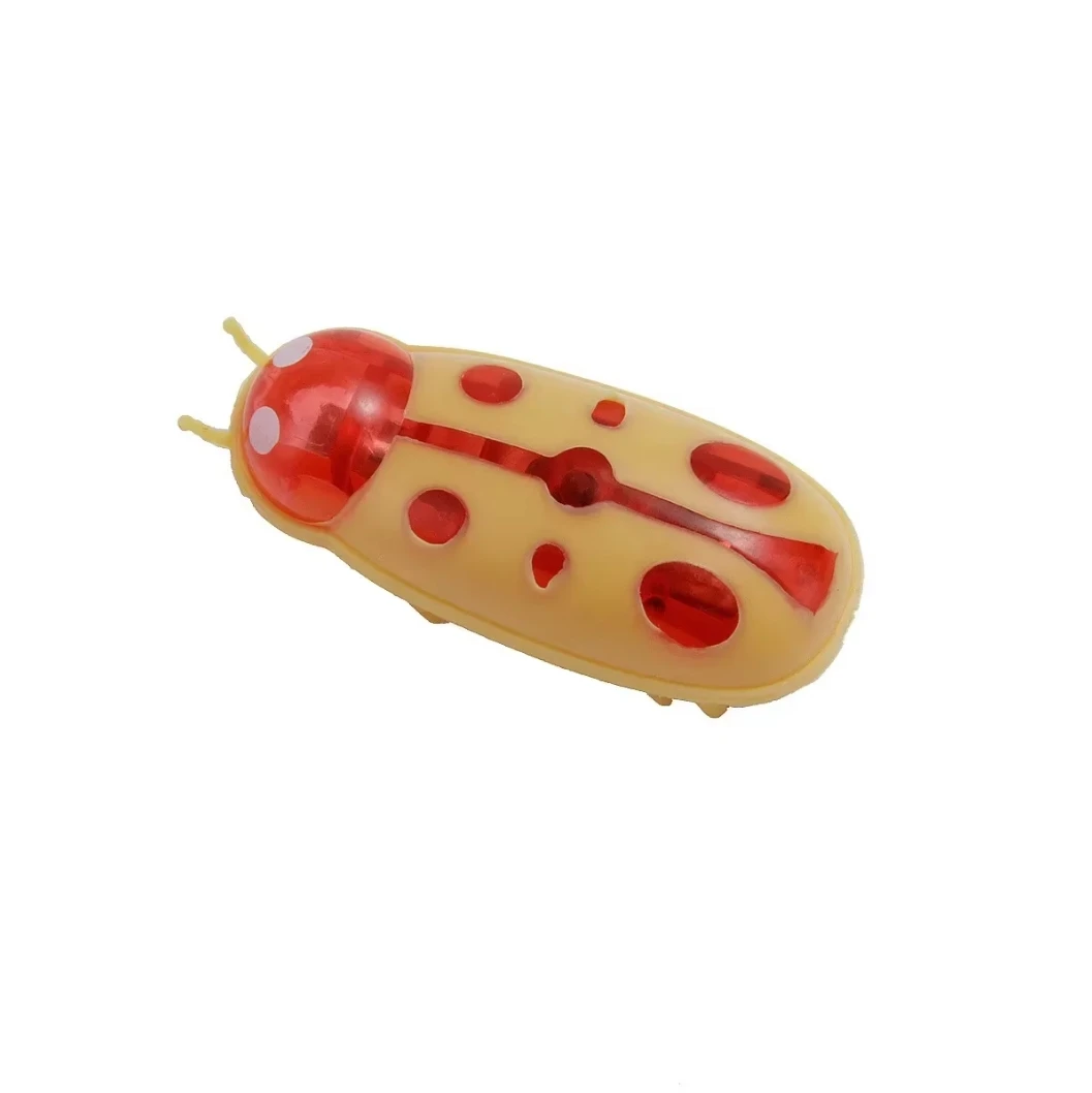 Funny Electric Bugs Cat Toy Automatic Escape Mini Robot Bug Vibration  Insect Toys for Cats Battery Operated Cockroach Ladybug
