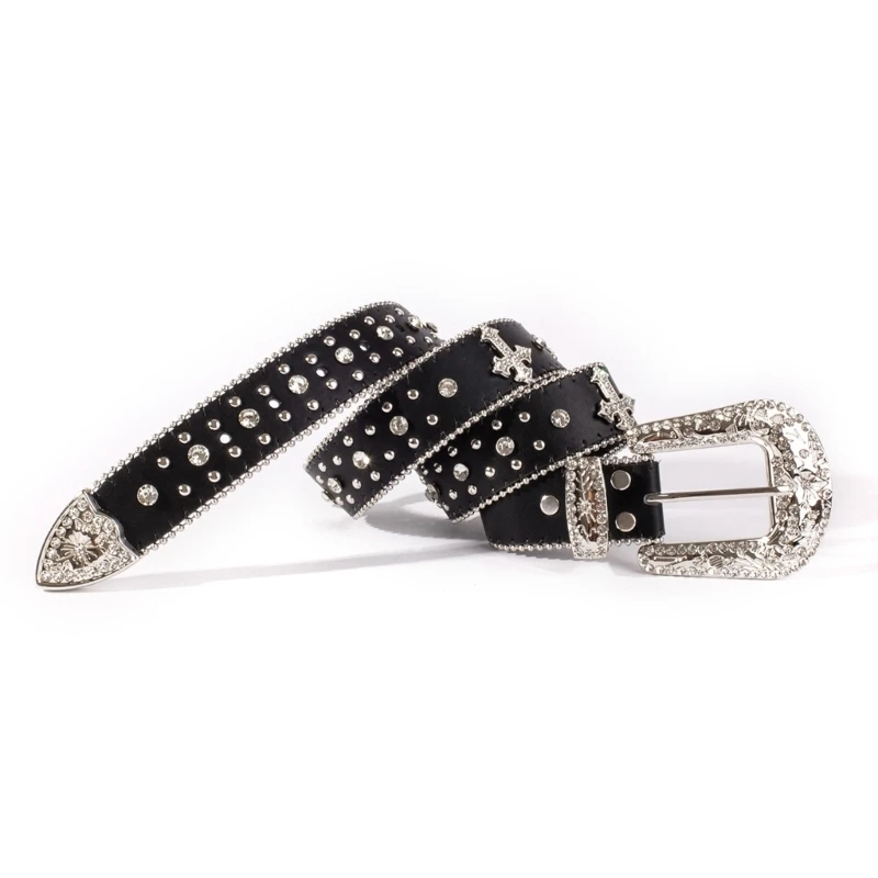 

Decors Buckle Belts Woman Y2k Girls Waist Belt for Jeans Men Dropship