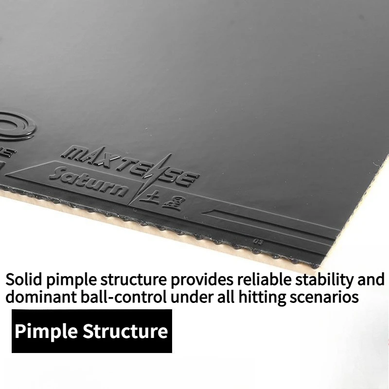 New YINHE SATURN S1 Table Tennis Rubber Tacky Pimples in with Energy High‑Density Sponge Medium‑Hard/ High‑Hard PingPong Rubber