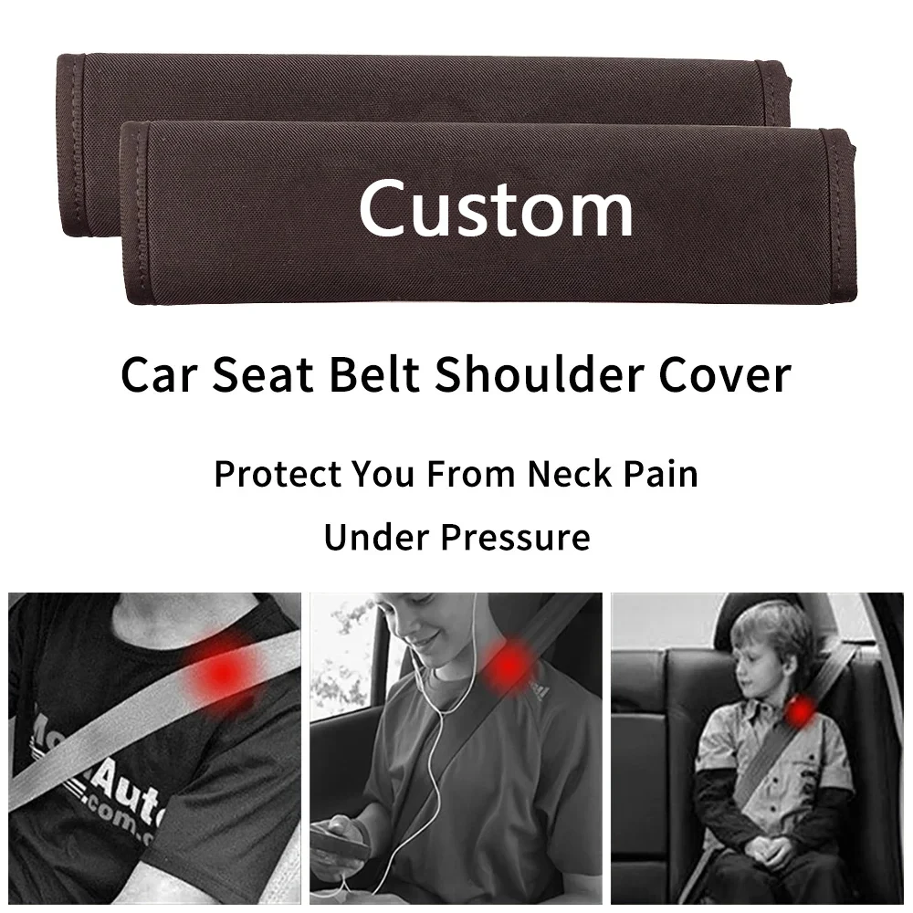 وسادات حزام مقعد السيارة من الحرير الجليدي للتنفس ، ملحقات السيارات ، غطاء مقعد للمقاعد ، أودي ، فولكس فاجن ، سكودا ، ABT ، رياضة السيارات ، سبورتس لاين ، زوج واحد