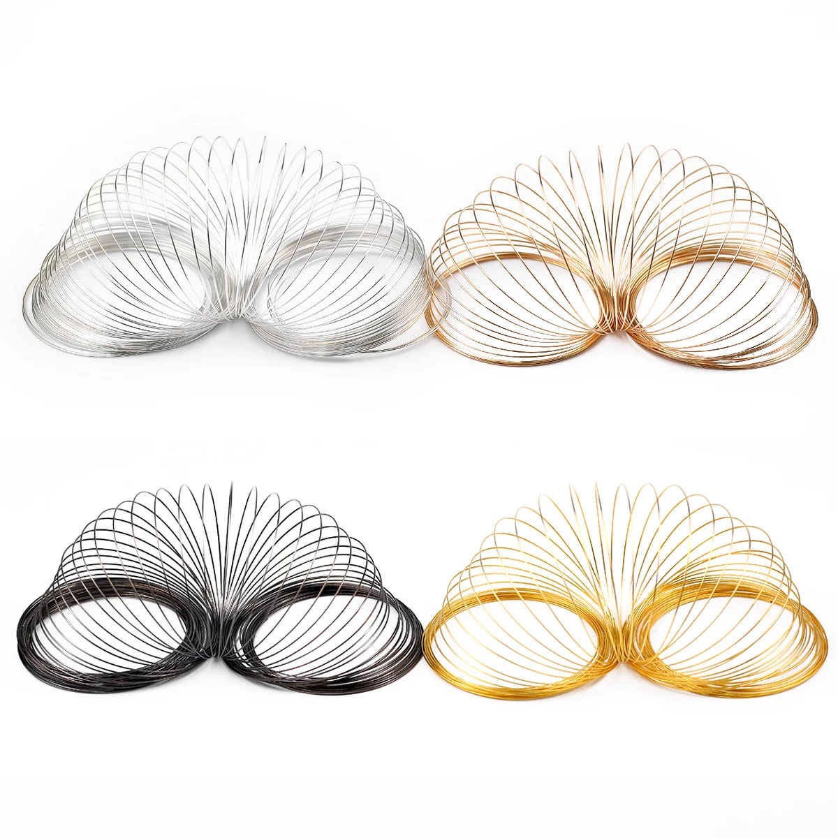 Memory Steel Wire 50Loops/Lot 0.6mm For Jewelry Making Supplies Necklace Bracelet Chain Handmade DIY Findings Accessories