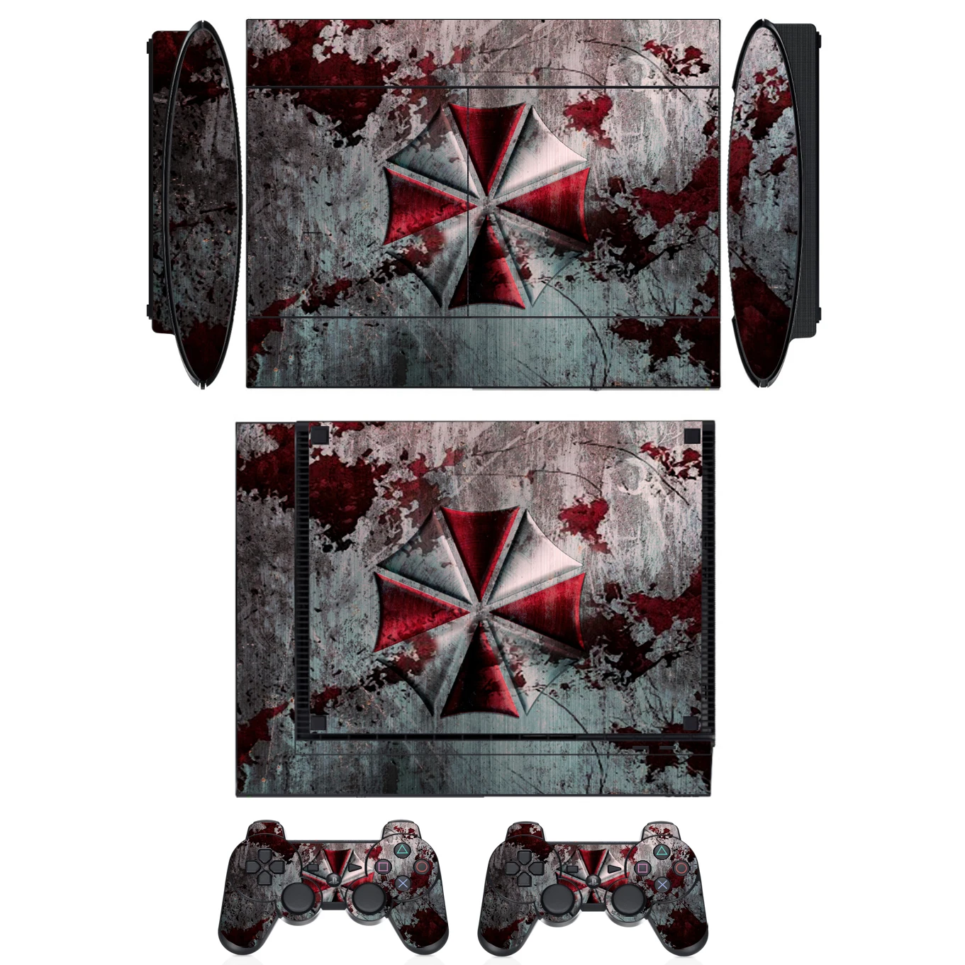 2911 Vinyl Skin Sticker Protector for Sony PS3 Super Slim and 2 Controller Skins Stickers