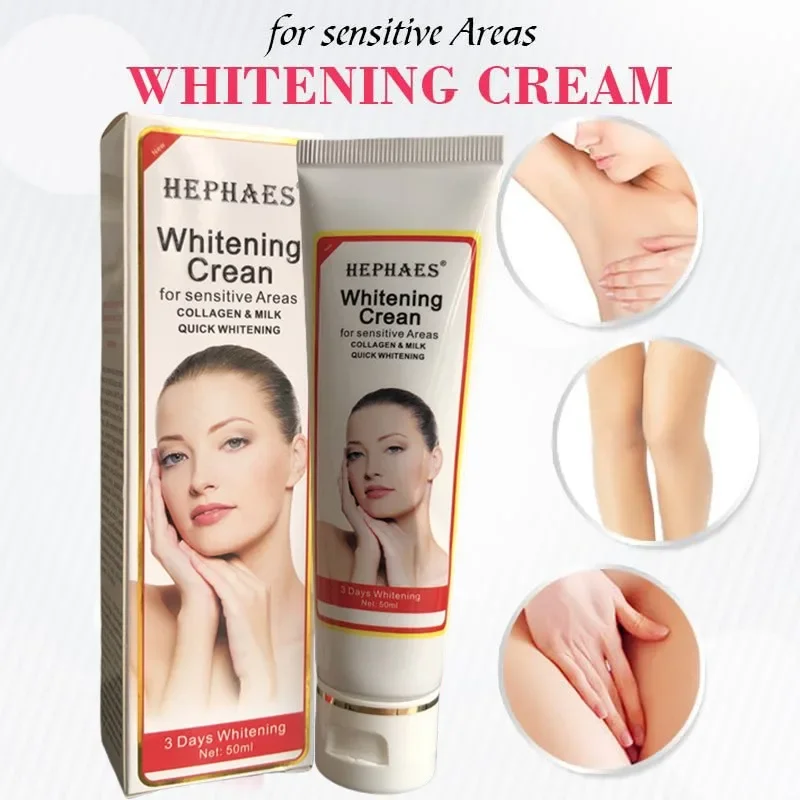 Dark Spot Corrector Skin Lightening Cream for Body Intimate Areas Armpit Knees Underarms 3 Days Whitening Cream Sensitive Areas