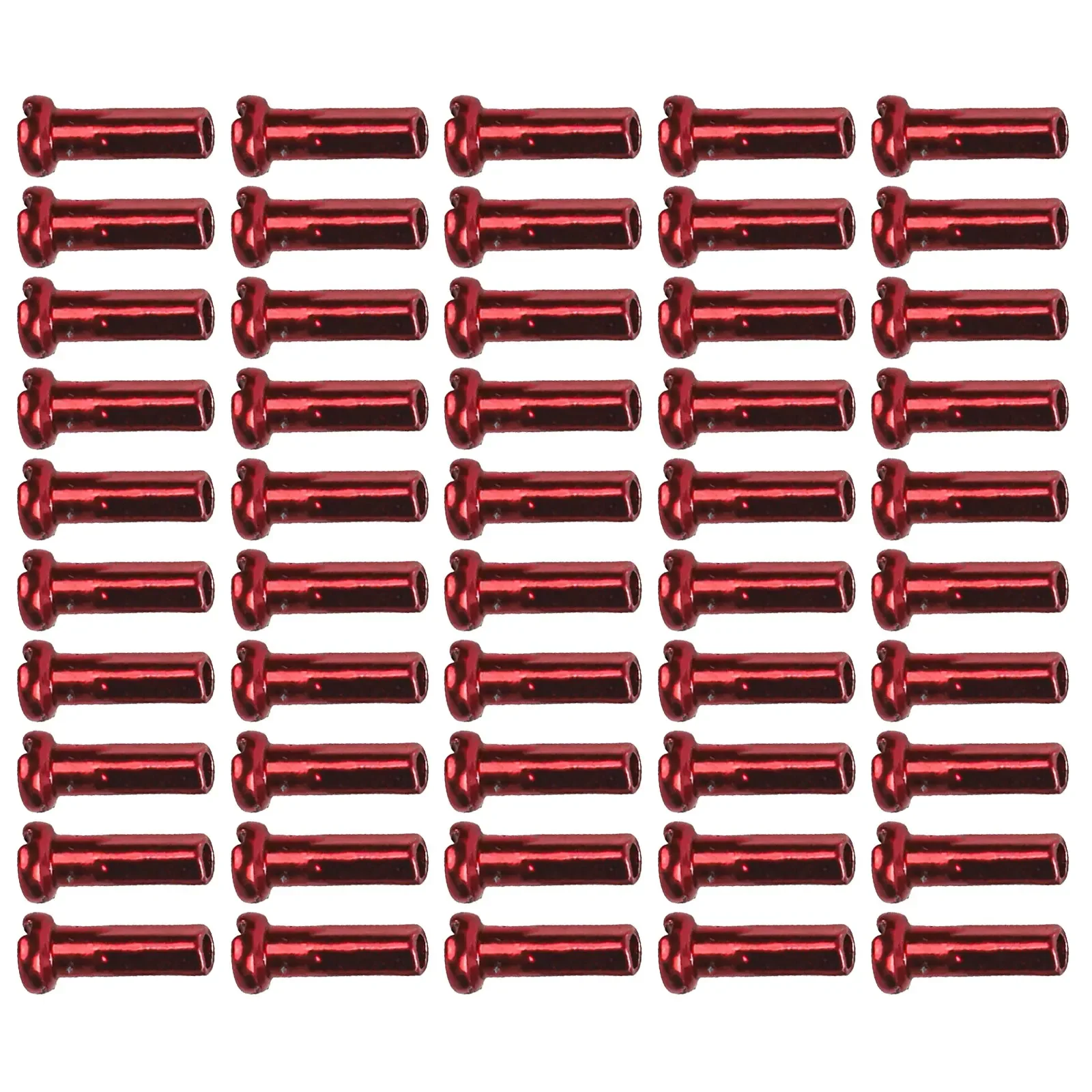 50pcs Copper Spoke Nipples For Bicycle Wheels 14mm Length Suitable For 14G Spoke Wire Provides Secure And Stable Wheel Support