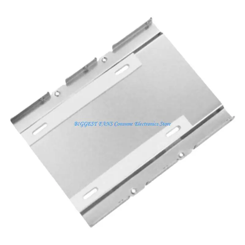 

Reinforced Aluminum 2.5" to 3.5" Drive Bay Mounting Secure SSDs HDD Installation in Desktop Computer Case