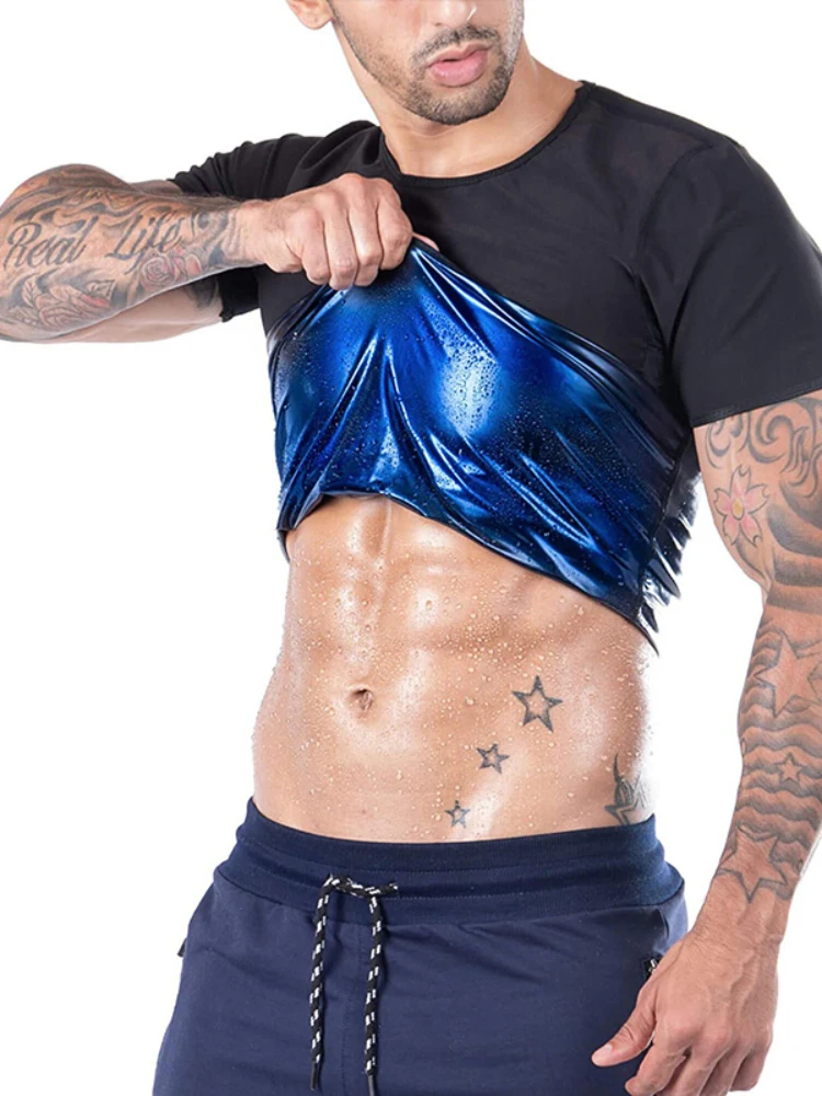 Vensslim masculino sauna terno suor calor armadilha treino queimador de gordura colete emagrecimento