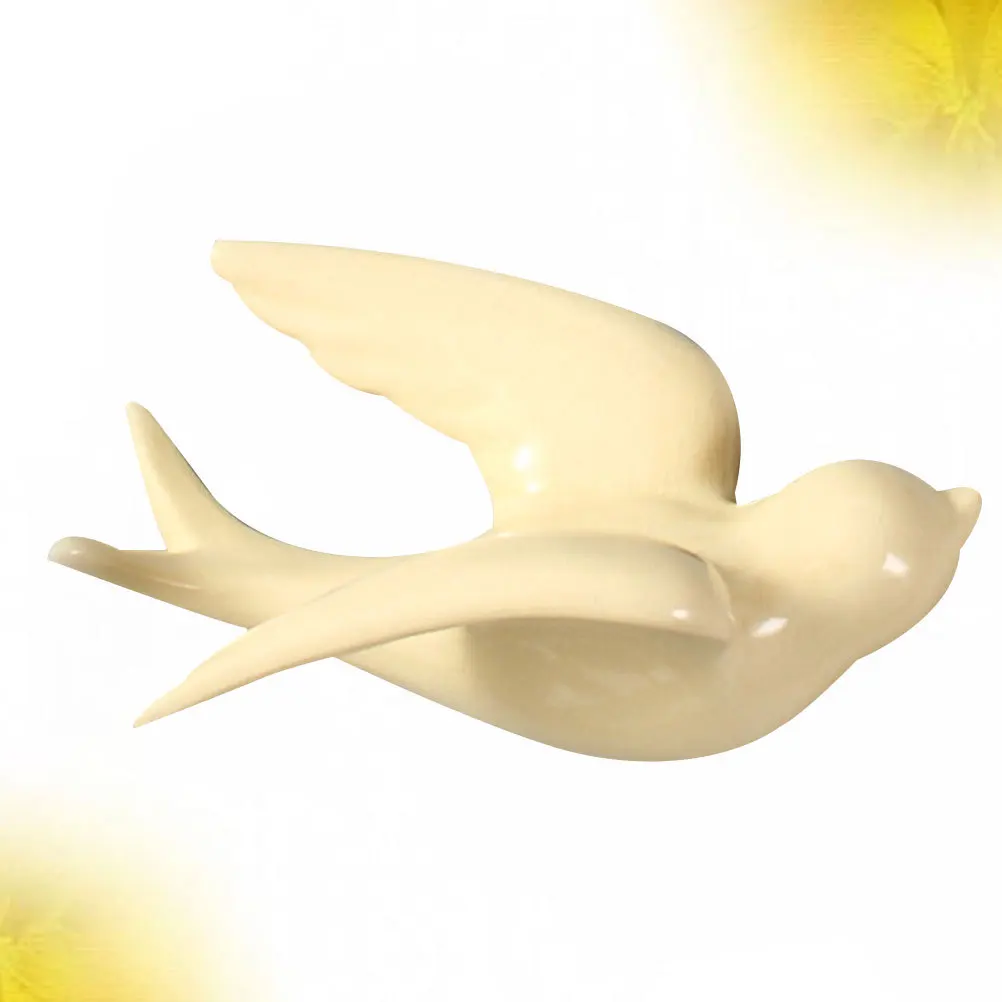 

1Pcs Ceramic Wall Mounted Hanging Swallows Decor Colorful Birds Home Wall Art for Indoor Outdoor Decoration Bedroom Living Room