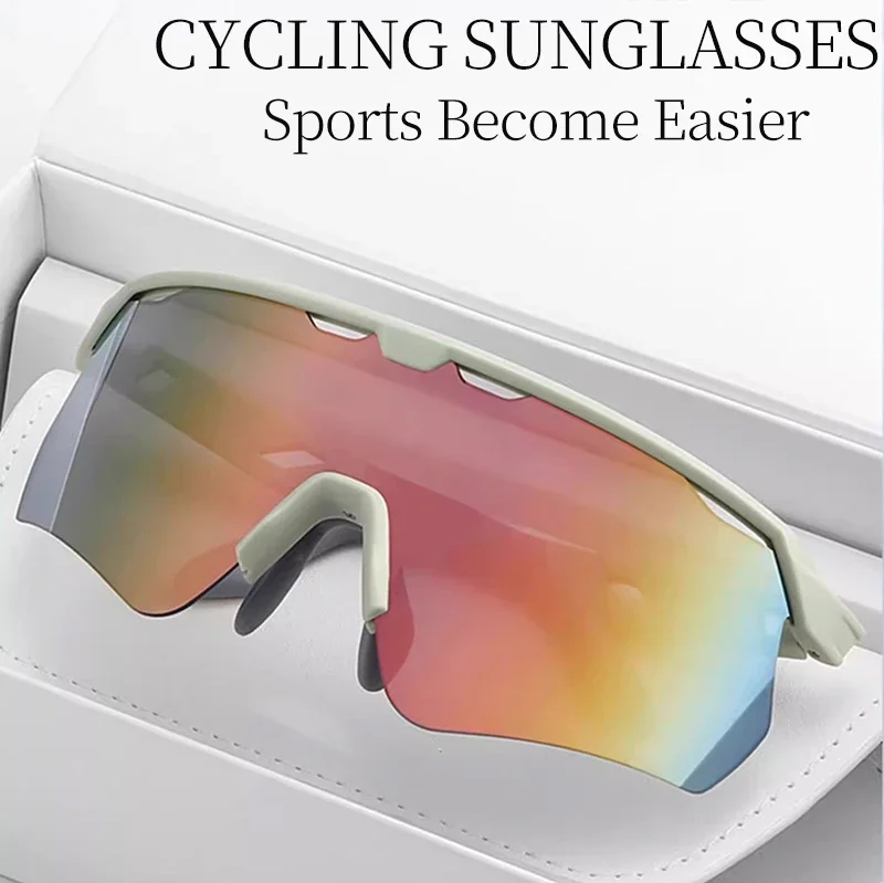 Cycling Glasses Outdoor Sports Bike Mountain Bicycle Polarized Sunglasses Fishing UV400 Goggles Men's Women's Eyewear MTB TR-90