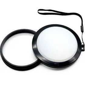82mm 2-in-1 Lens Cap & White Balance Filter Universal for DV DC SLR DSLR Camera Accurate Color Calibration Photo Accessory Tool