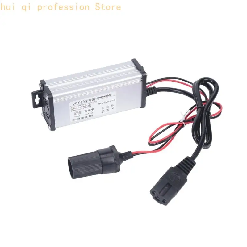 DC36V-120V zu DC12V Spannungswandler Step-Down-Modul mit Autosteckdose, 3-poliger Eingang für E-Bike-Scooter-Motorrad H8WE – Detail 10