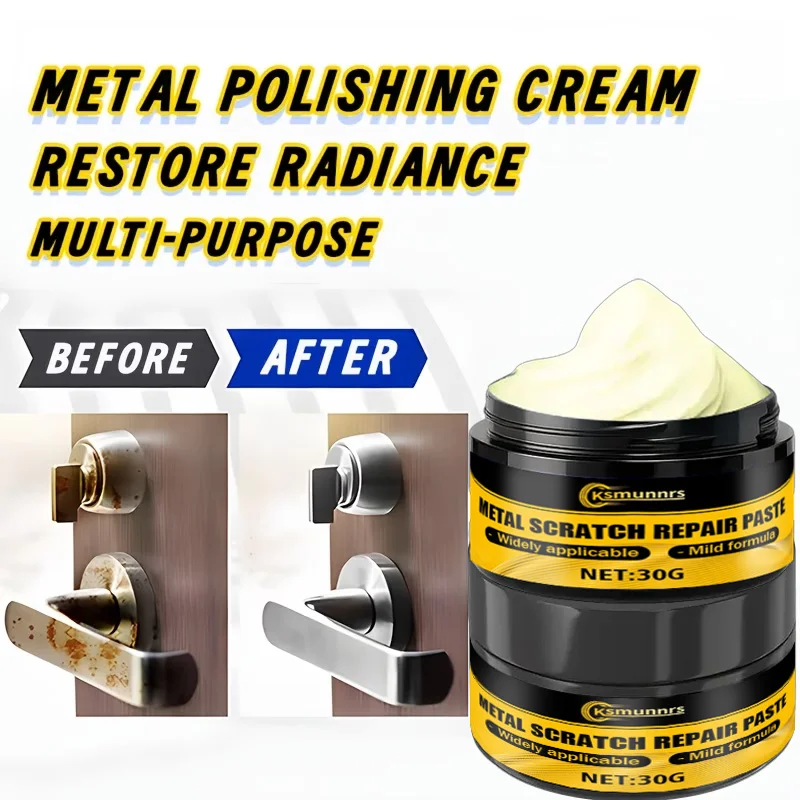 Stainless Steel Polishing Paste Chrome Restoration Cream Met