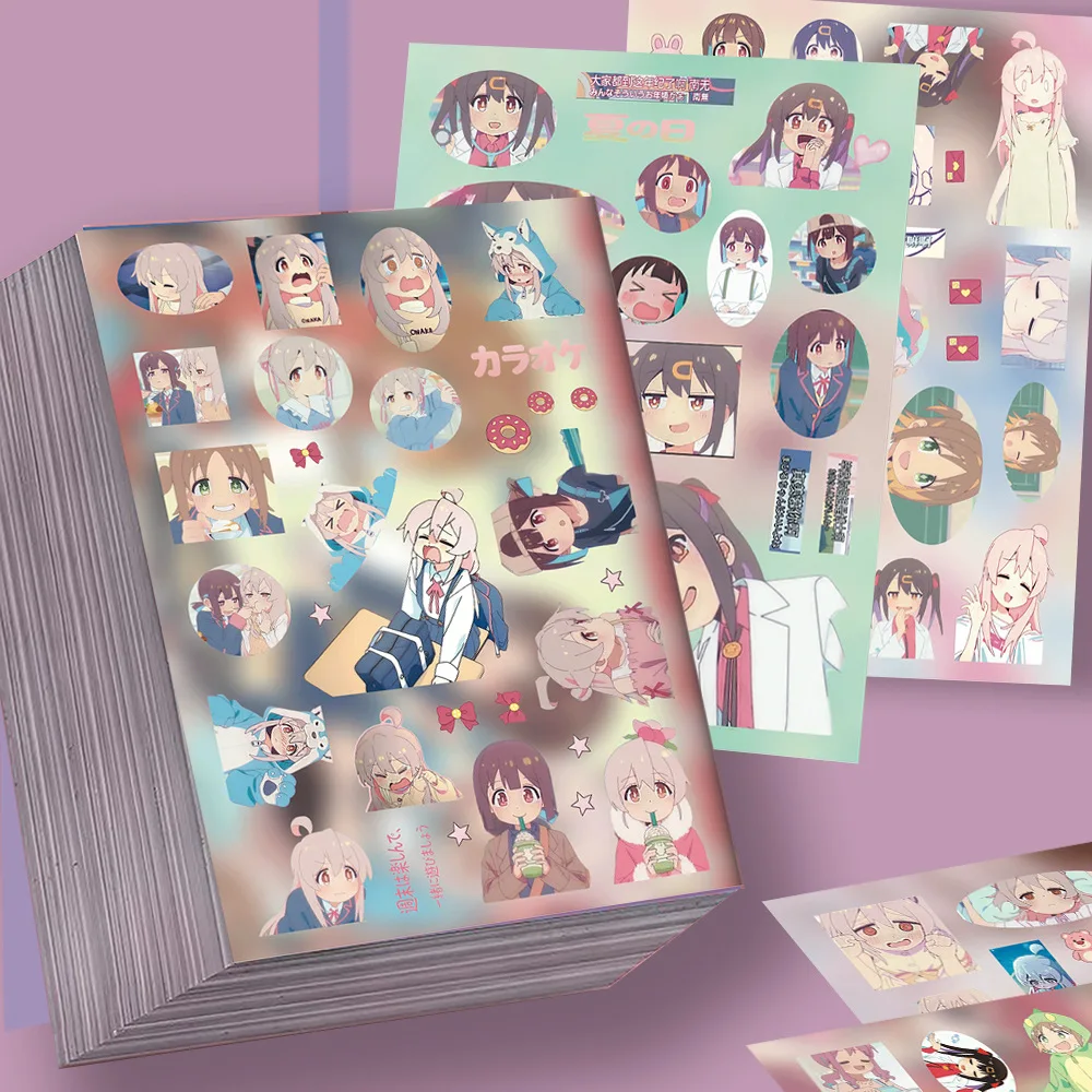 

8pcs Anime Cute Decorative Waterproof Stickers