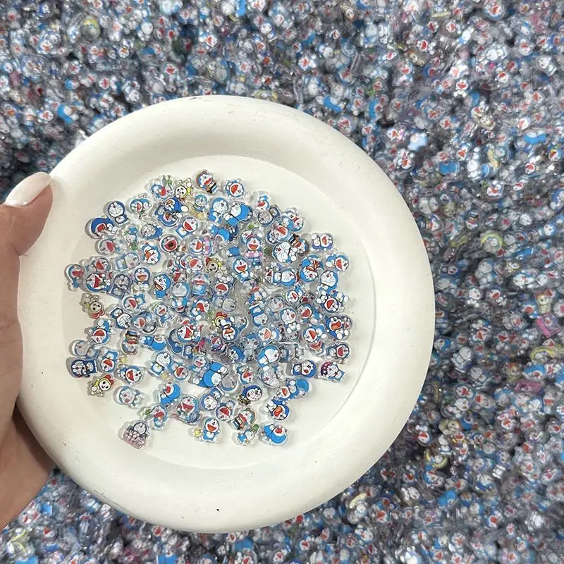 عبقور 1 سنتيمتر الأطفال DIY التصحيح شخصيات كرتونية مختلطة Patch بها بنفسك التصحيح الوجهين فيلم إطار الصورة الشفافة اكسسوارات الهدايا #4