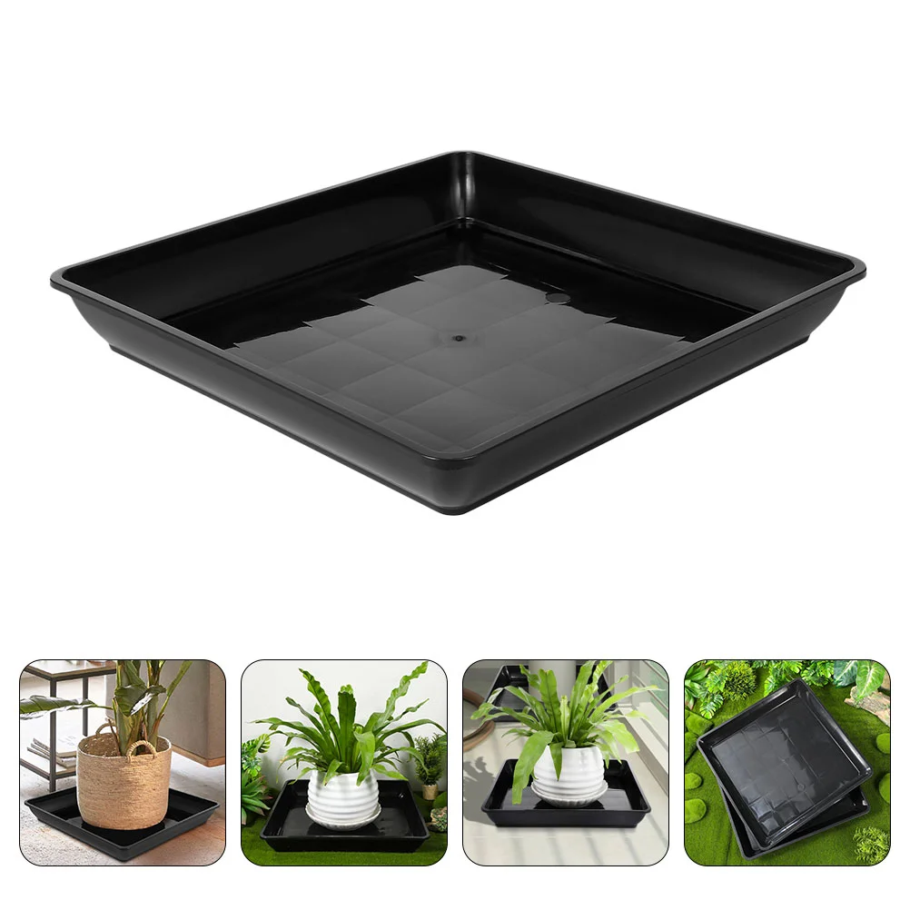 

2 Pcs Flower Pot Base Special Burner Lamp Bulb Spotlight Plants Catcher Tray Trays Drip for Potted Saucers