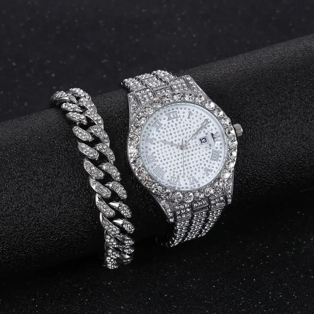 Men Women Watches Gold Watch Ladies Wrist Watch Luxury Rhinestone Unisex Bracelet Watches Female Clock Montre Femme Часы Zegarek