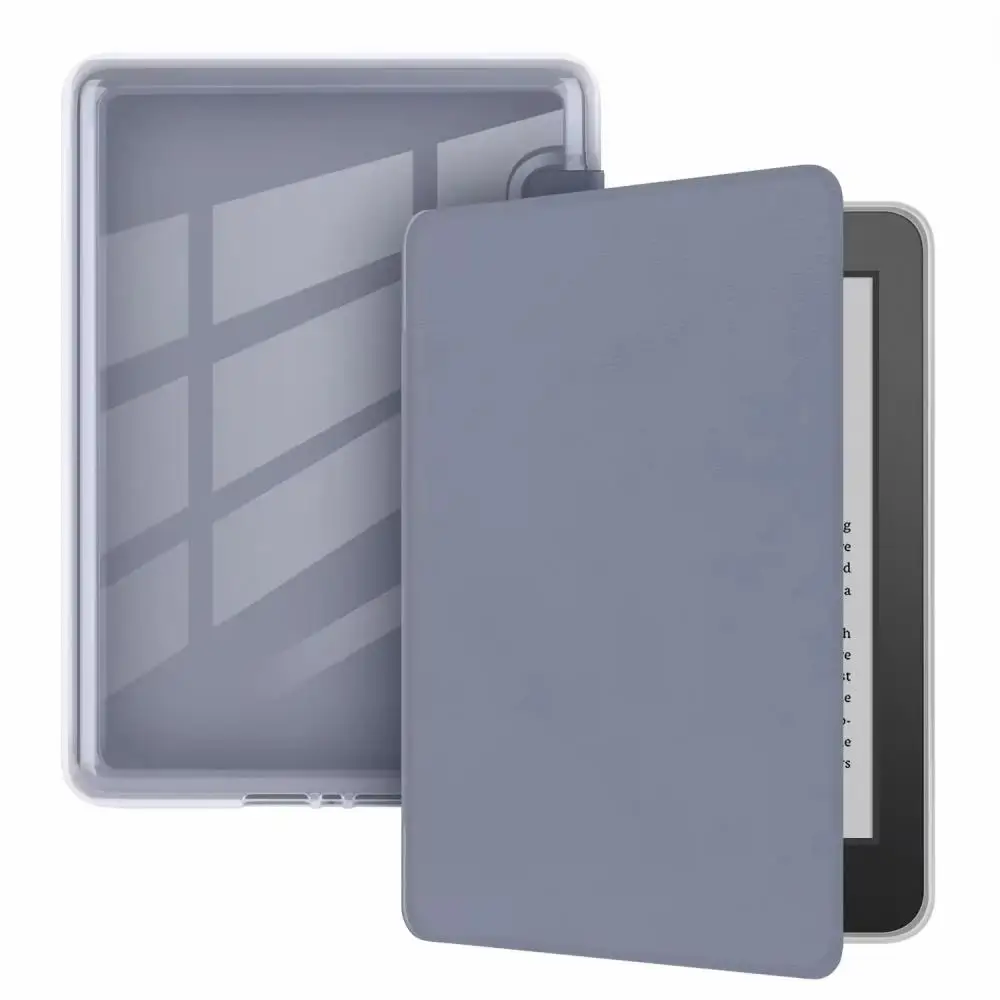 Clear TPU Case for Kobo Clara Colour 6 Inch Smart Auto Sleep Wake Transparent Acrylic Shockproof Back Cover E-Reader Shell Skin