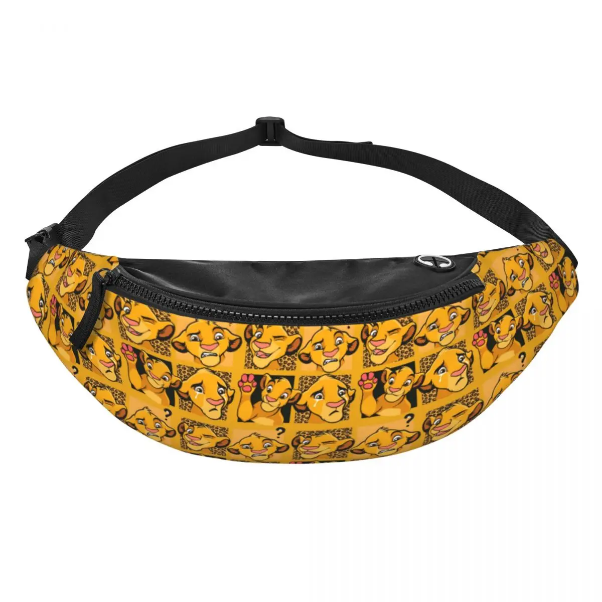 

Модная поясная сумка Custom Fashion The Lion Cartoon K-Kings для велоспорта и кемпинга, унисекс, через плечо, для телефона и денег
