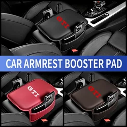 Leather Car Armrest Box Pad Central Arm Rest  Storage Pocket Protective Cover For VW GTI Golf 4 5 6 7 8 MK4 MK5 MK6 MK7 MK8