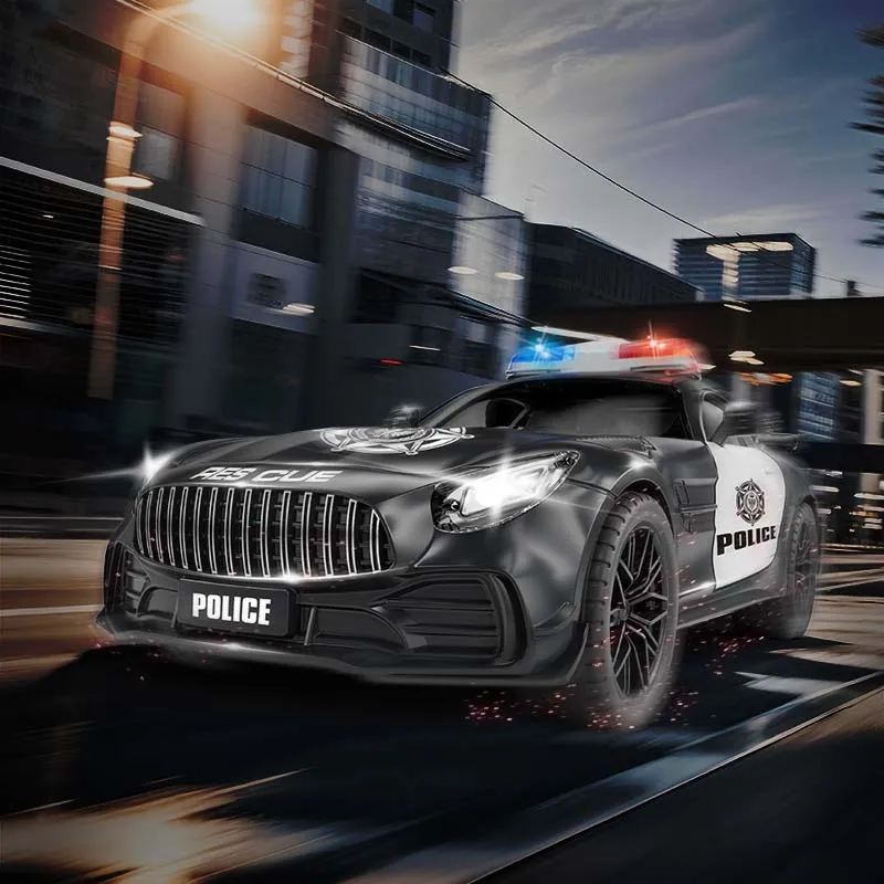 

1/16 Большой 2,4G Супербыстрая полицейская радиоуправляемая модель автомобиля Гоночные автомобили с дистанционным управлением Игрушка с подсветкой Прочный автомобиль игрушки для мальчиков и детей