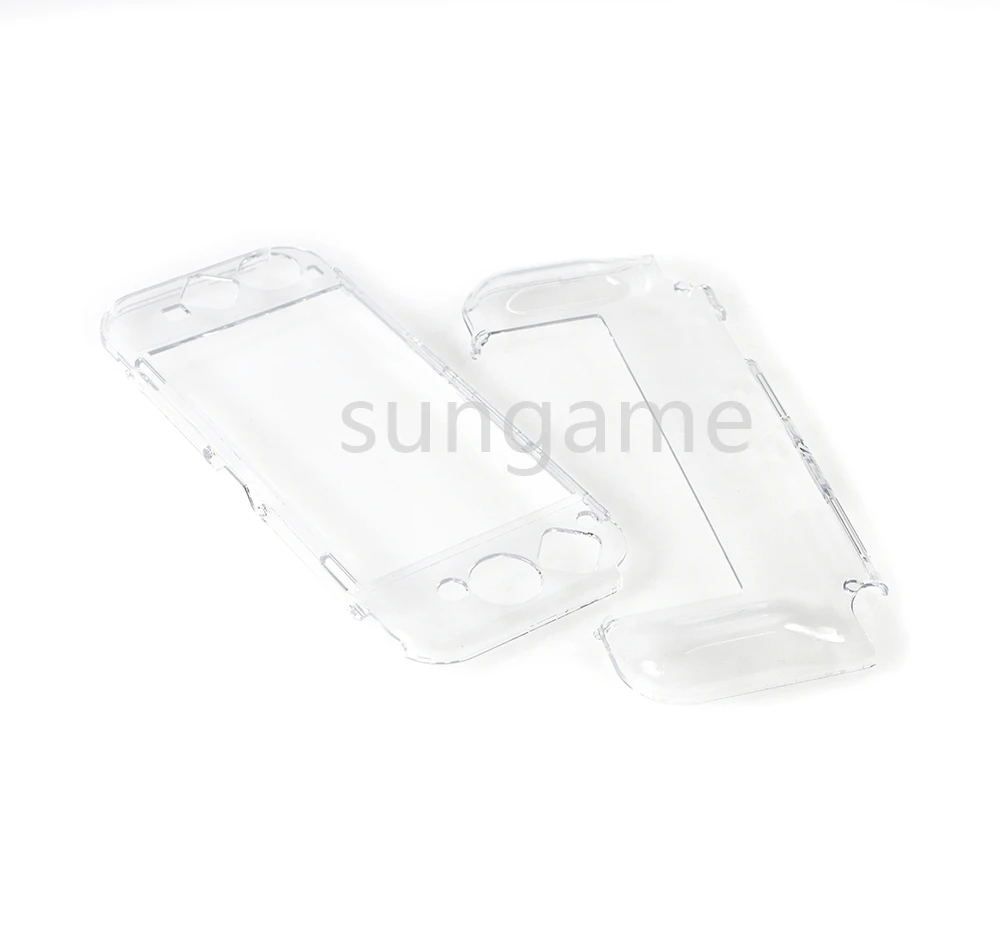 10sets Crystal Protect Shell Compatible For Nintendo Switch OLED Transparent Hard Case Cover Console Accessories