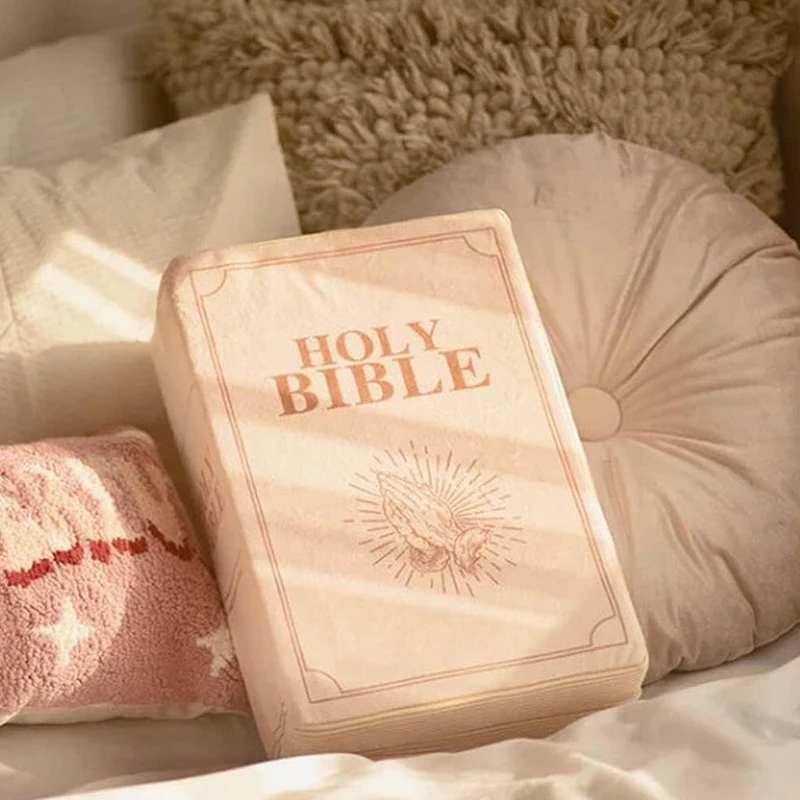 33*22cm Cutest Bible Memory Foam Pillow Christian Bible Pillow 1 Corinthians Pillow Home Decor Educational Learning Gifts