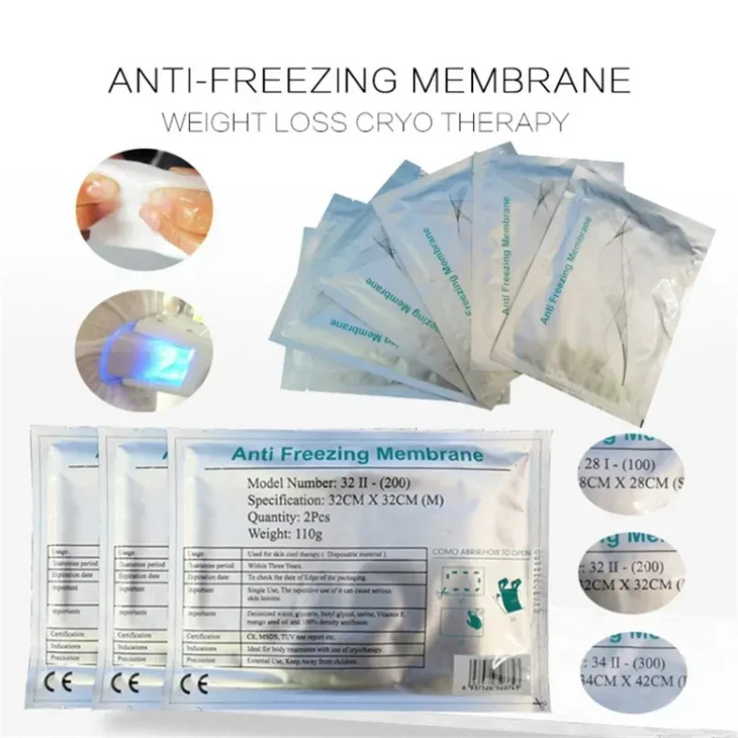 

Consumable Antifreeze Membrane Film For Cryo Lipolysis Cavitation Rf Facial Rf 40K Lipo Laser Machine Fat Freezing Therapy Loss