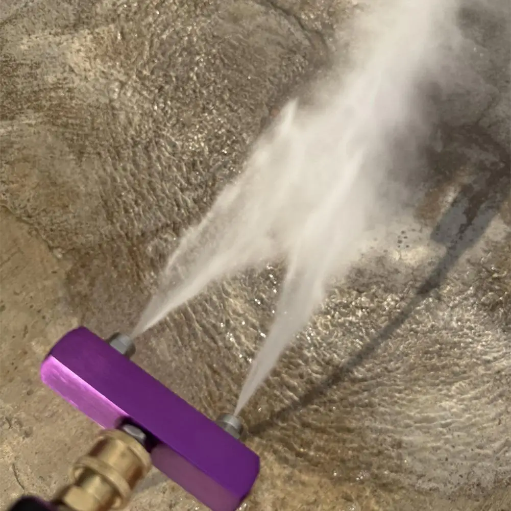 High Pressure Cleaning Machine 2-in-1 Dual Nozzle Water Gun Accessories 1/4 Quick Connect Nozzle Water Gun Accessories