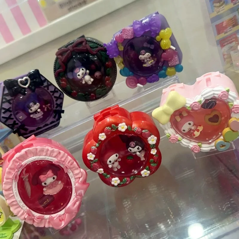 

In Stock Re-Ment My Melody Kuromi Miniature Makeup Box Diorama | Cute Trendy Toy Desk Decoration Collectible Gift