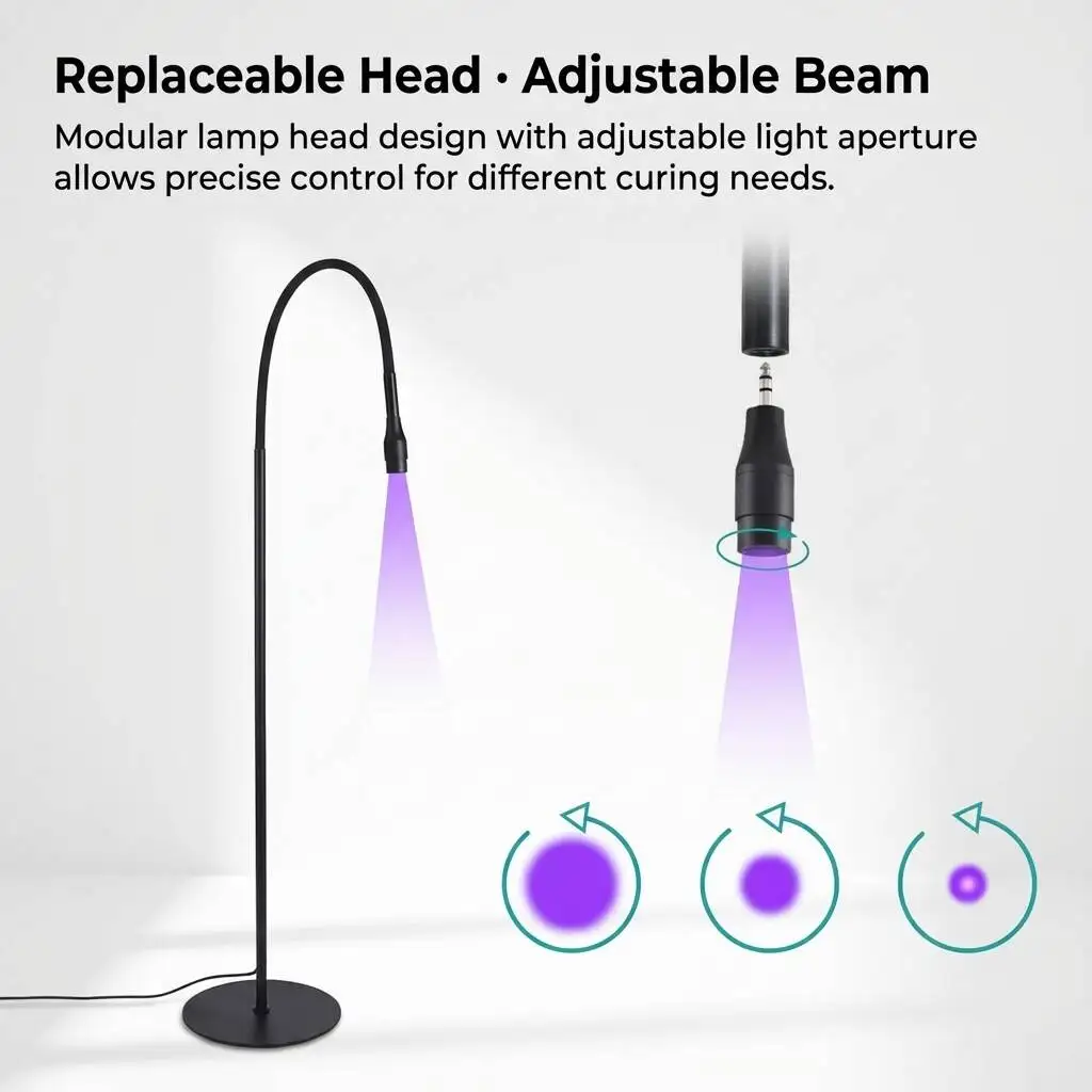 

УФ-лампа для сушки ресниц, 10 Вт, с ножным выключателем