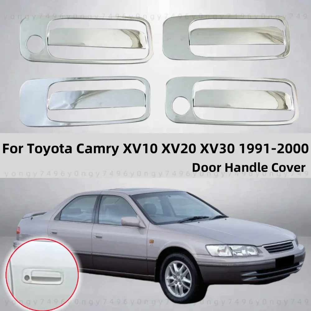 

Car Accessories For Toyota Camry XV10 XV20 1991 1992 1996 1997 1998 2000 Chrome Decoration Door Handle Bowl Covers Paste Style