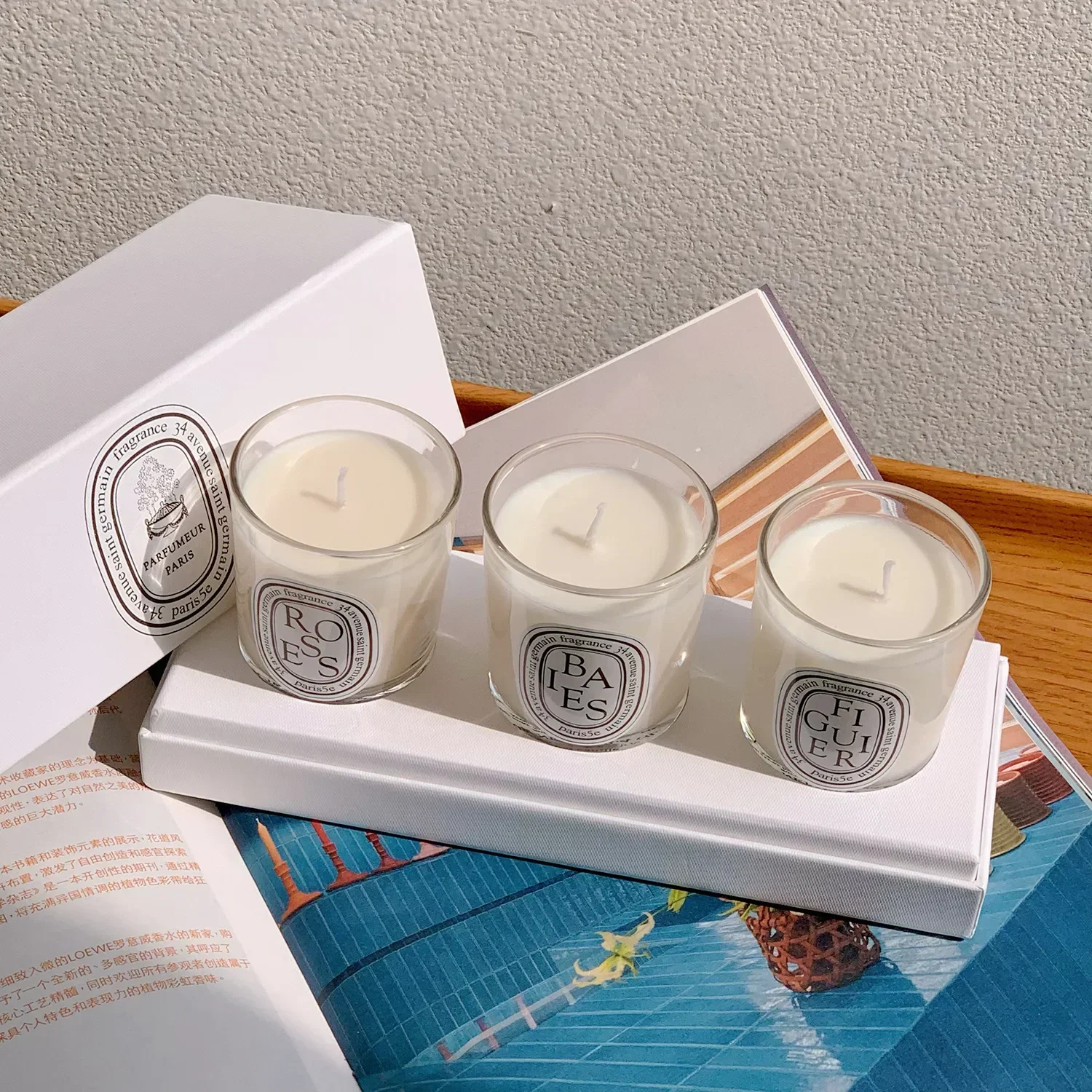 Aromatherapy Candle Natural Plant Scented Candles French Fragrance Fresh And Elegant Lasting Air Companion Aroma Gift
